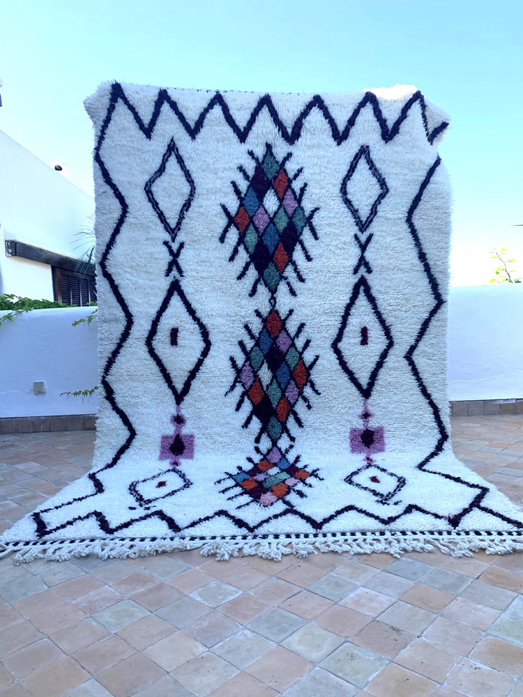 Beni Ourain Rug Azilal Patterns 8'9" x 5'6"