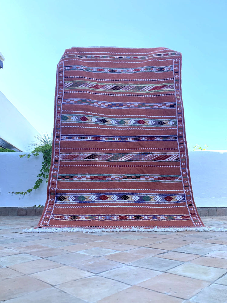 Berber Kilim Rug 5'6" x 3'2"