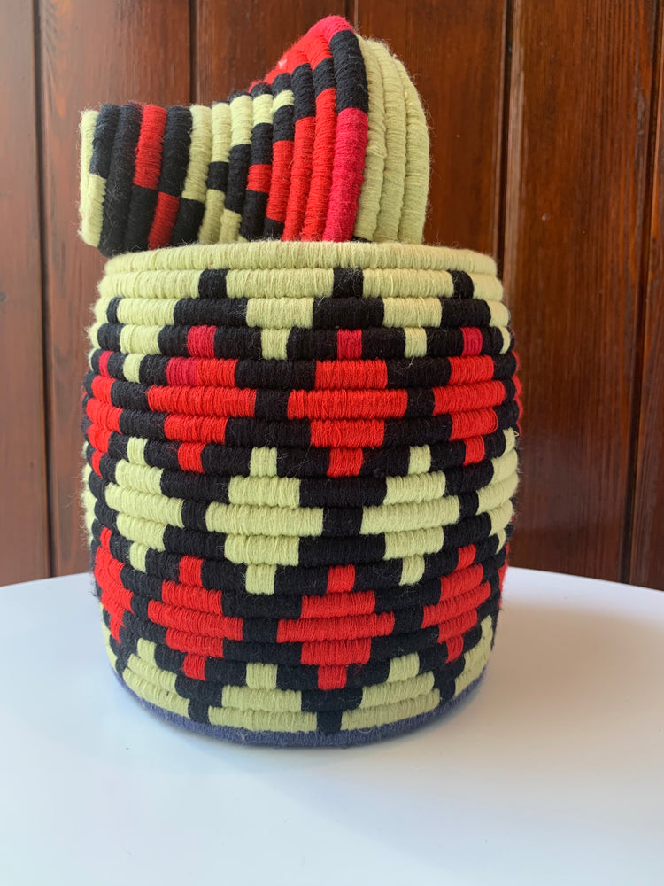 Locust Berber Wool Basket