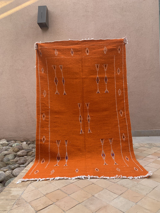 Berber Kilim Rug 4'7" x 3'1"