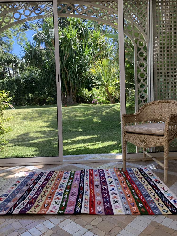 Berber Kilim Rug 5'4" x 3'1"