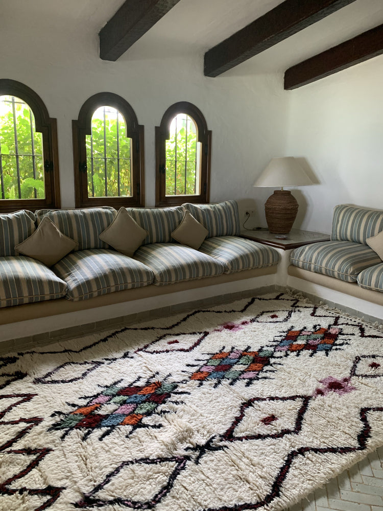 Beni Ourain Rug Azilal Patterns 8'9" x 5'6"